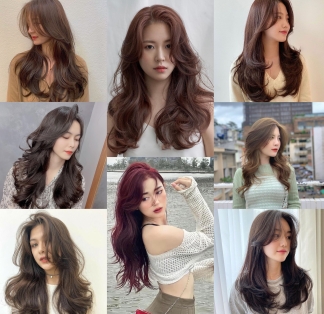 NHỮNG MẪU TÓC UỐN KẾT HỌP NHUỘM 